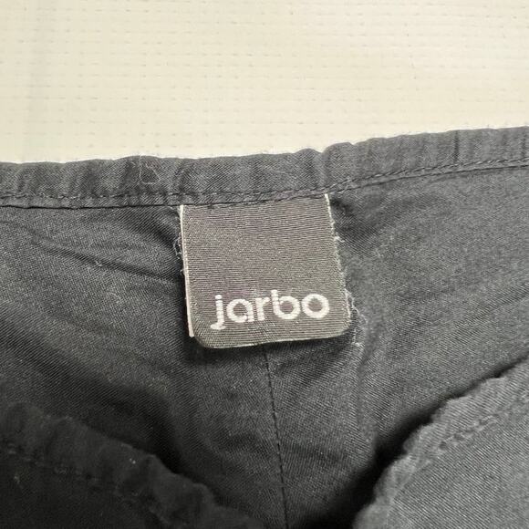 Jarbo Pima Cotton Double Layer Flare Pants SIZE 4 Peru 34 Black Wide Leg - Picture 3 of 10